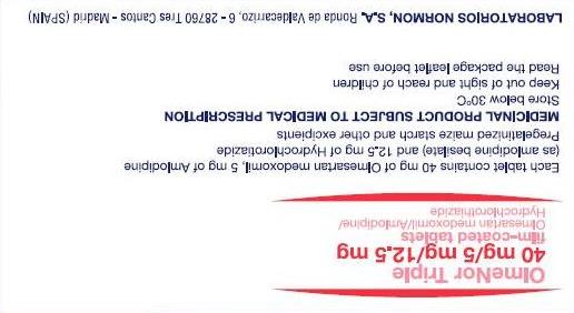 Olmenor Triple 40/5/12.5mg